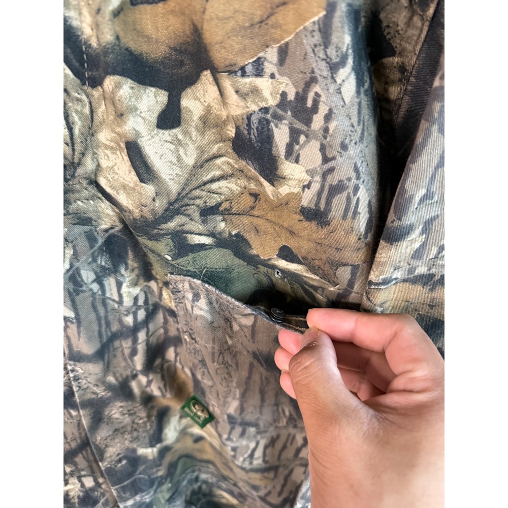 Mossy Oak Mens Camouflage Hunting Coveralls Full Zip Woodland Camo Jumpsuit - Picture 4 of 7